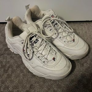 Chunky filas barely worn womens 10